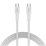 CANYON cable OnWire 60CL C-C 60W COLOR Braided 1m White