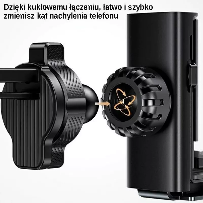 USAMS Car Phone Holder 4.7-7 Inches Universal Phone Stand in Car Gravity Smartphone Holder Air Vent Clip Mount GPS Support for iPhone Xiaomi Samsung