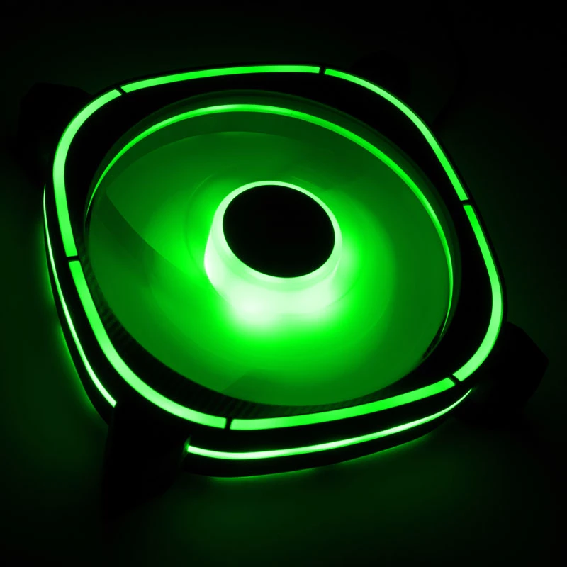 AEROCOOL 120mm Astro 12F ARGB LED Case Fan — 120mm, ARGB lighting, 3-pin power