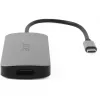 7‑in‑1 USB‑C Dongle Acer — USB 3.2 Gen 1 Type‑C, 3x USB‑A, HDMI, SD/MicroSD, 100W PD, Silver