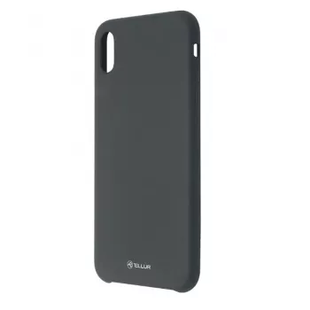 Phone case Tellur Liquid Silicone for iPhone XS Max — Black