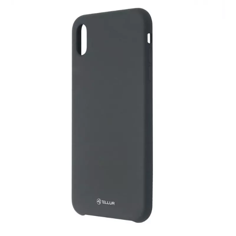 Phone case Tellur Liquid Silicone for iPhone XS Max — Black