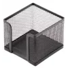 Note paper box Forpus , 9.5x9.5cm, black, perforated metal 1005-008