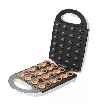 Waffle Iron Adler AD 3039 — 24 waffles, 1600 W, white, non-stick, cool-touch handles