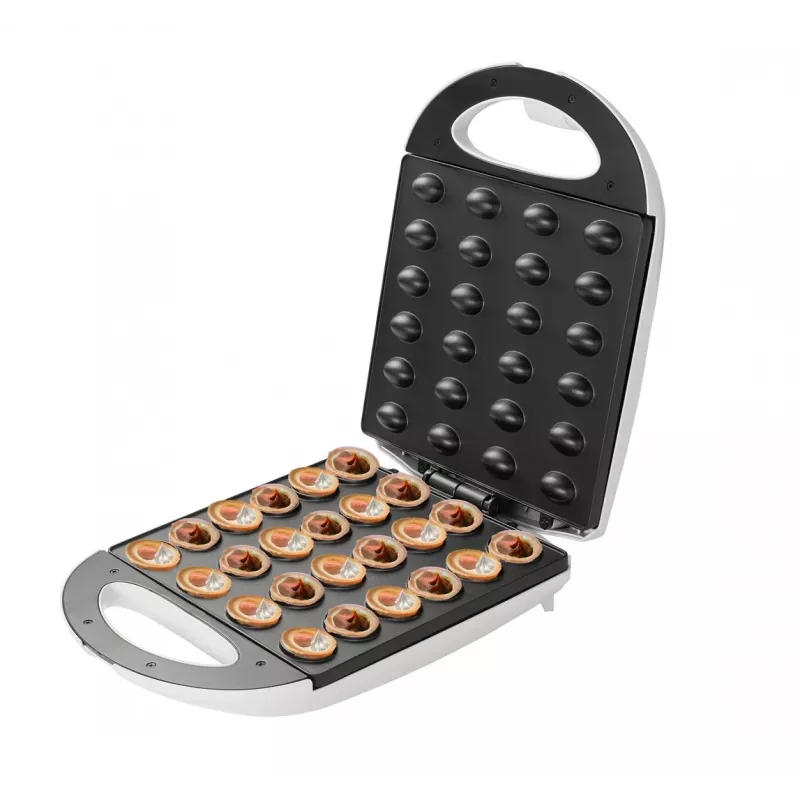 Waffle Iron Adler AD 3039 — 24 waffles, 1600 W, white, non-stick, cool-touch handles