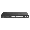 D-Link DGS-1100-26MPV2/E network switch Managed L2 Gigabit Ethernet (10/100/1000) Power over Ethernet (PoE) Black