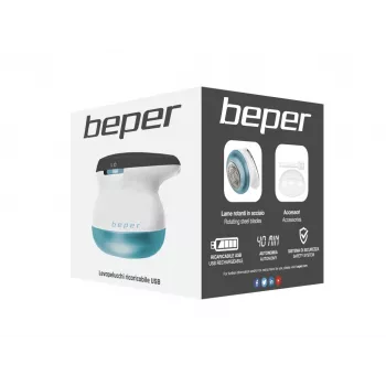 Electric kettle Beper 50.245 — stainless steel, 1.7 L capacity, electric