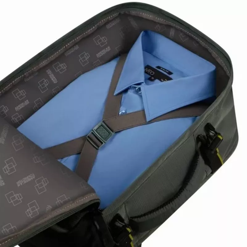Carry-on backpack American Tourister Take2Cabin MS for Wizz Air - dark forest