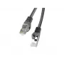 Lanberg Cat6 networking cable RJ-45 to RJ-45 PCF6-10CC-0500-BK, 5 m, F/UTP, 250 MHz, black