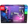 Universal Gaming Dual Monitor Arm (DM8220), Monitor Mount White, RGB
