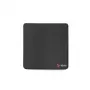 Mouse pad SAVIO Black Edition Turbo Dynamic S — fabric/rubber, 250×250 mm, 2 mm, stitched edges, non-slip