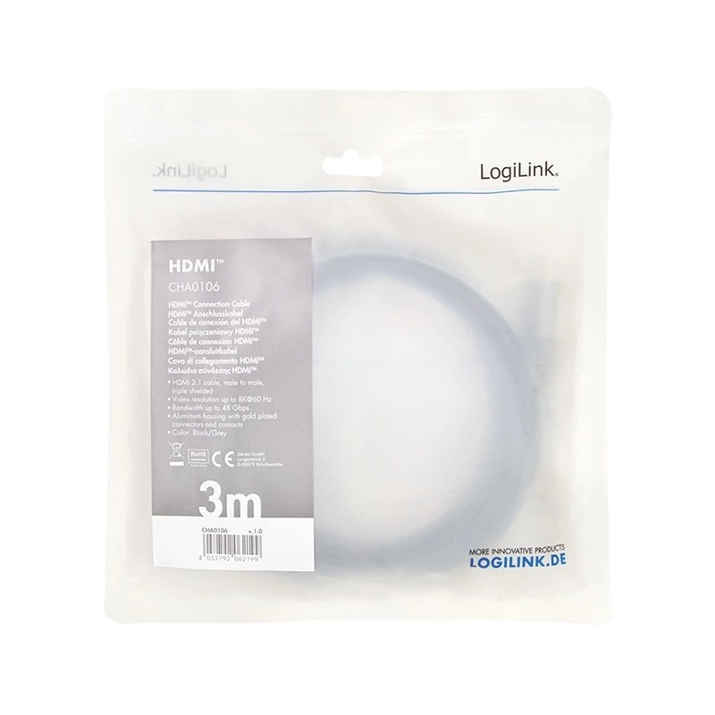 HDMI Cable LogiLink CHA0106 3m
