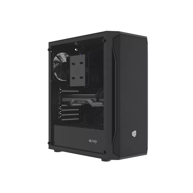 Natec Fury Shobo SH4F - PC Case - Tower - Black