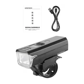 Bicycle LED Front Light Superfire D6 (model BL56-B) — compact rechargeable bike light