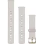Watch strap GARMIN Venu 3S 18 mm — ivory gold, quick-release replacement band