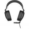 Headset CORSAIR HS65 SURROUND wired gaming headset, supra-aural, 3.5 mm + USB adapter, 32 Ω, 282 g, carbon