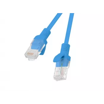 Patch cord LANBERG PCU6-20CC-0300-B RJ45 Cat.6 3 m Blue U/UTP CCA 250 MHz