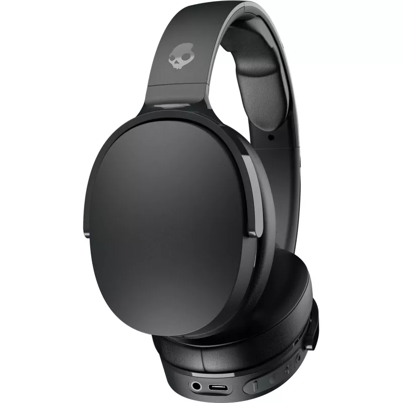 Over-ear headphones Skullcandy Hesh Evo — wired & Bluetooth 5.0, 36 h battery, USB-C, 3.5 mm, foldable, noise-canceling, black