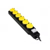 Power Extension LogiLink LPS256 1.5m 6 AC Outlets Outdoor Black Yellow