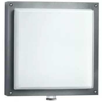 Outdoor wall light Steinel L 690 S PMMA, LED 8.5 W, anthracite, PIR sensor 360°/7 m, aluminium/plastic, 220–240 V