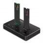 Qoltec 52274 M.2 SSD drive docking station | NVMe | SATA | USB-C | DUAL 2 x 2TB