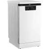 BEKO Free standing Dishwasher BDFS26120WQ, Energy class E, Width 45 cm, 6 programs, Inverter motor, Third drawer, White