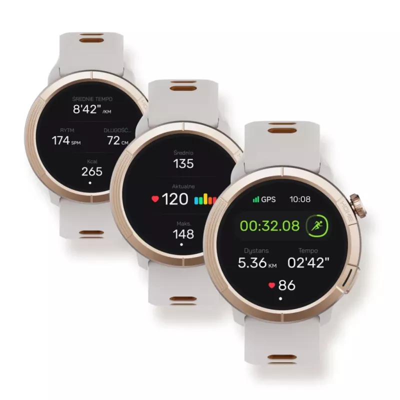 Smartwatch Stelio STSWA102GT Activ Pro GPS 46mm Gold Titanium — GPS, 46 mm case, titanium finish