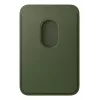 Card holder Apple iPhone FineWoven Wallet with MagSafe Moss Green Microtwill