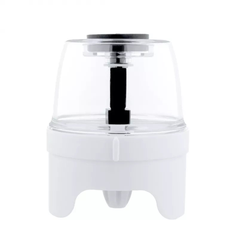 Burr salt and pepper grinder set Adler AD 4449W Steel White, ceramic quern, 150 ml, USB-C rechargeable