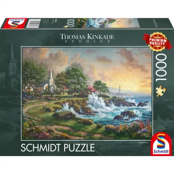 Thomas Kinkade Studios: Kleinod am Meer, Puzzle 1000 Pieces