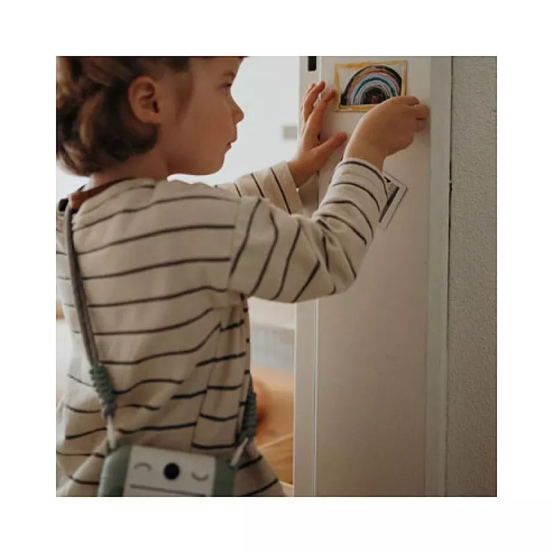 Children's digital camera KIDYWOLF Kidyprint Green White