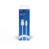 USB 2.0 cable SAVIO CL-168, USB A (male) to USB C (male), 3 m, white