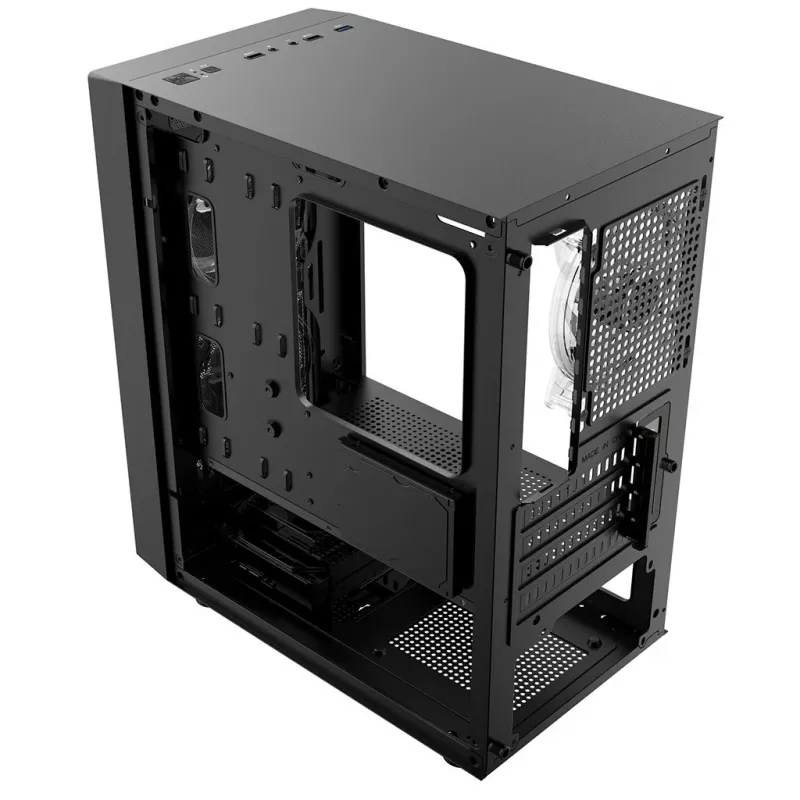 Logic Atos ARGB Mini USB 3.0 Micro Tower Case, Black (AM-ATOS-10-0000000-0002)