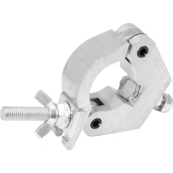 Lighting clamp EUROLITE TPC-30 silver — metal truss/lamp mounting clamp