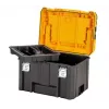 Tool box DeWalt DWST83343-1 — aluminum/plastic, waterproof, hinged lid, lockable, 1 compartment, 440×333×323 mm