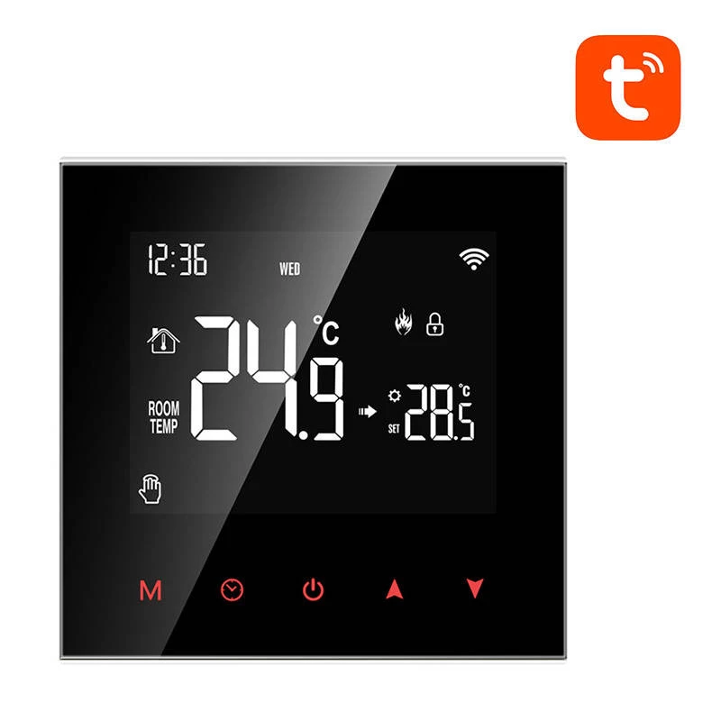 Smart thermostat Avatto WT100 Wi‑Fi 3A for water heater, Wi‑Fi control, 3 A output