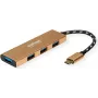 ROLINE 14.02.5049-5 - USB 3.2 Gen 1 (3.1 Gen 1) Type-C - USB 3.2 Gen 1 (3.1 Gen 1) Type-C - 5000 Mbit/s - Gold - acrylonitrile butadiene styrene (ABS) - Aluminium - Round Cable