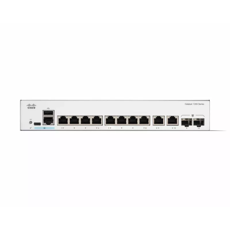Managed Switch Cisco Catalyst 1300-8T-E-2G 8 Port GE L2