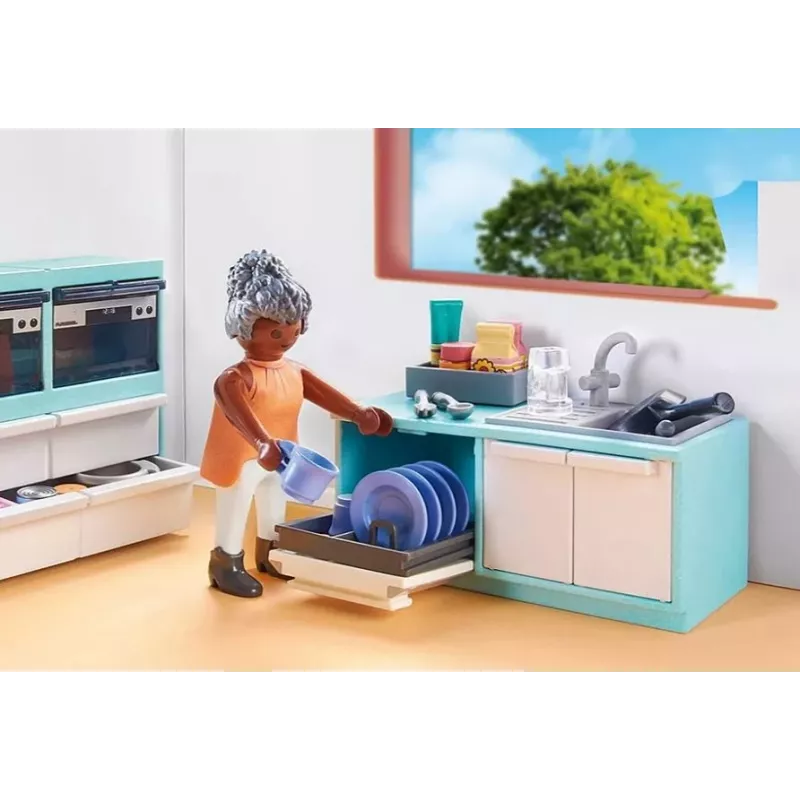 Kitchen Playmobil My Life Kitchen 71608 Multicolour Plastic 4-10 years