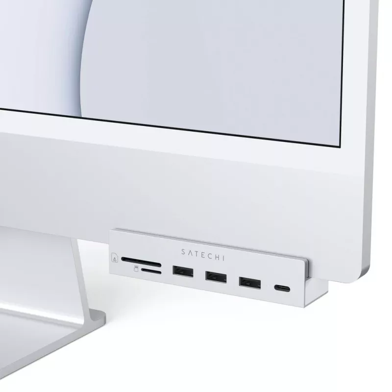 Laptop dock / port replicator Satechi ST-UCICHS USB 3.2 Gen 1 Type-C, USB-A ports, SD/MicroSD, Silver