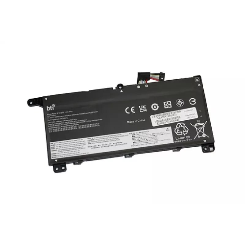 Compatible BTI 45Wh 3-cell SB11L67331 battery for Lenovo ThinkBook 16 G7 (11.55V, 3900mAh, Li‑Ion, black)