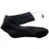 Athletic socks Glovii GQ2L unisex L with integrated heating element, cotton/elastane blend, black/red