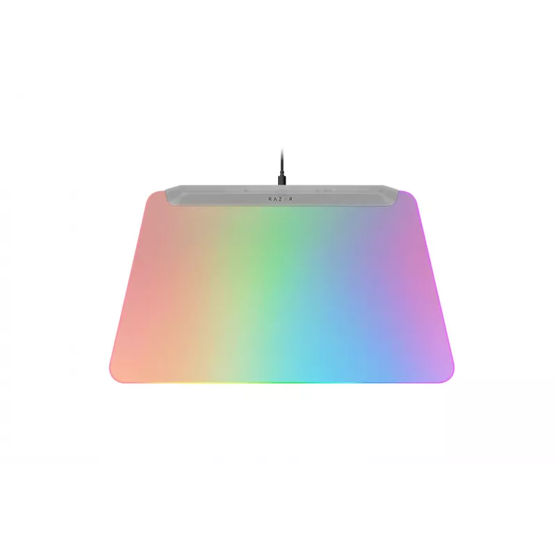 Gaming mouse pad Razer Firefly V2 Pro White — RGB backlit, USB-powered, non-slip base