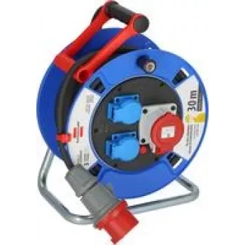 Power Extension Cable Reel Brennenstuhl 1182720010 30 m Black CEE Socket 16 A 5-Pole