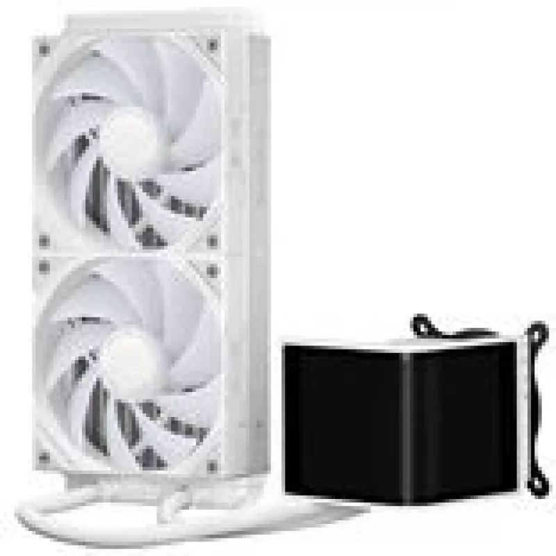 Jonsbo D32 PRO PC-Enclosure + TRYX PANORAMA SE Complete Liquid Cooling, ARGB - 240mm, White