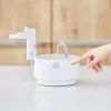 Tabletop nebulizer Omron C28P with 10 ml/min capacity, 2.65 µm particle size, white, dimensions 265×195×143 mm