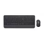 Logitech Signature MK650 for Business - Keyboard-and-Mouse-Set - Wireless - 2.4 GHz, Bluetooth LE - QWERTY - Spanish - Graphite