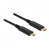 USB Cable DeLOCK 85531 USB 3.2 Gen 2 1m USB C Black