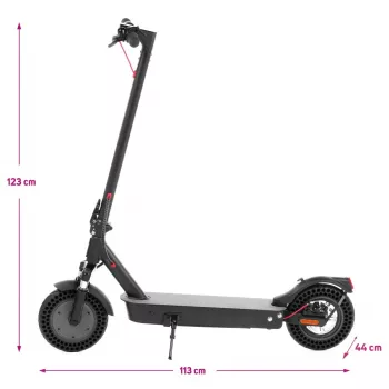SENCOR SCOOTER TWO S70 Electric Scooter 400W, 10 inch Pneumatic Tyres, 50 km Range, App Lock, Black