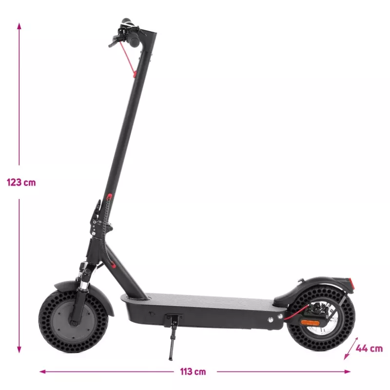 SENCOR SCOOTER TWO S70 Electric Scooter 400W, 10 inch Pneumatic Tyres, 50 km Range, App Lock, Black